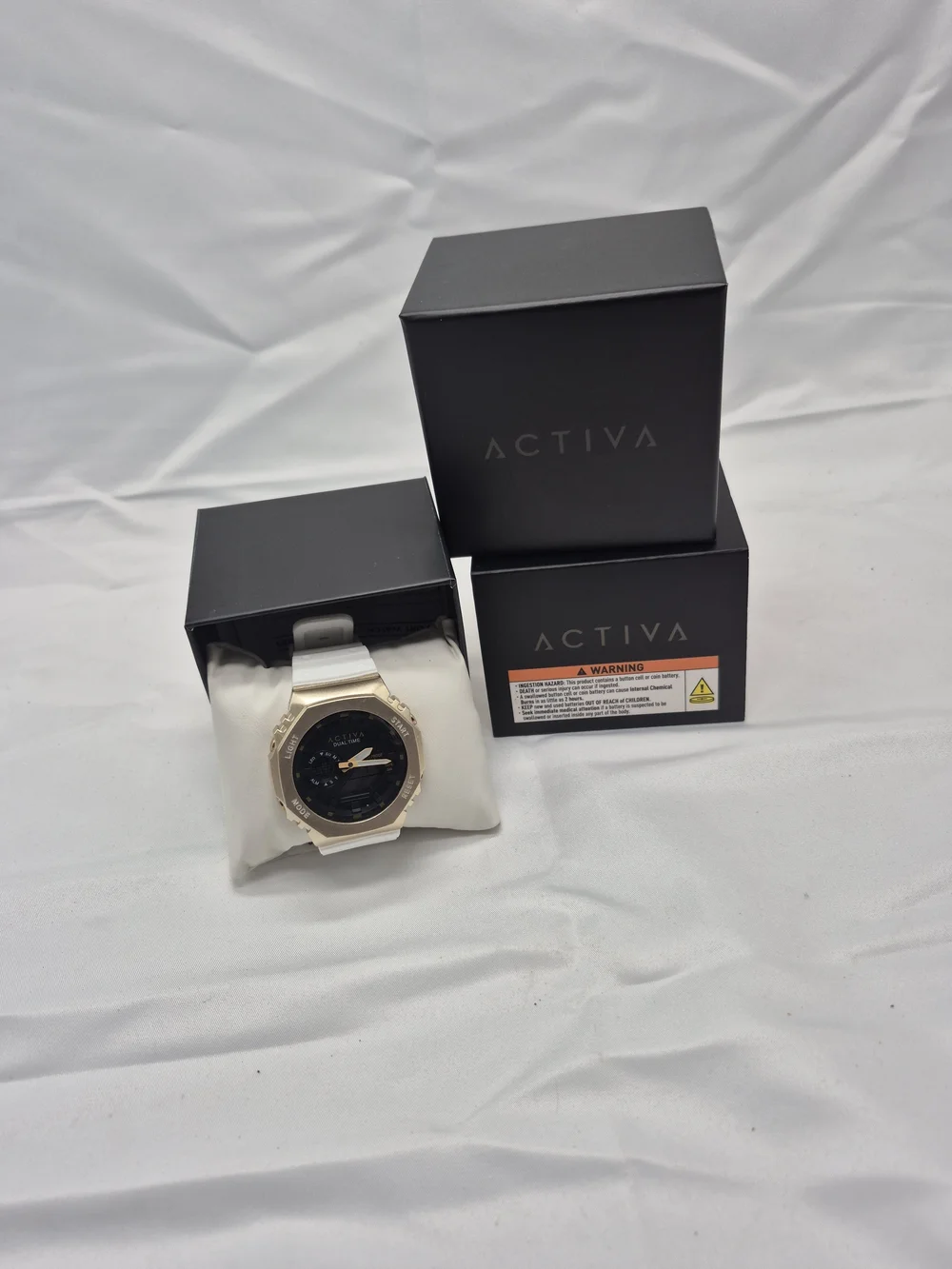 Invicta White and Rose Gold Men’s Watch